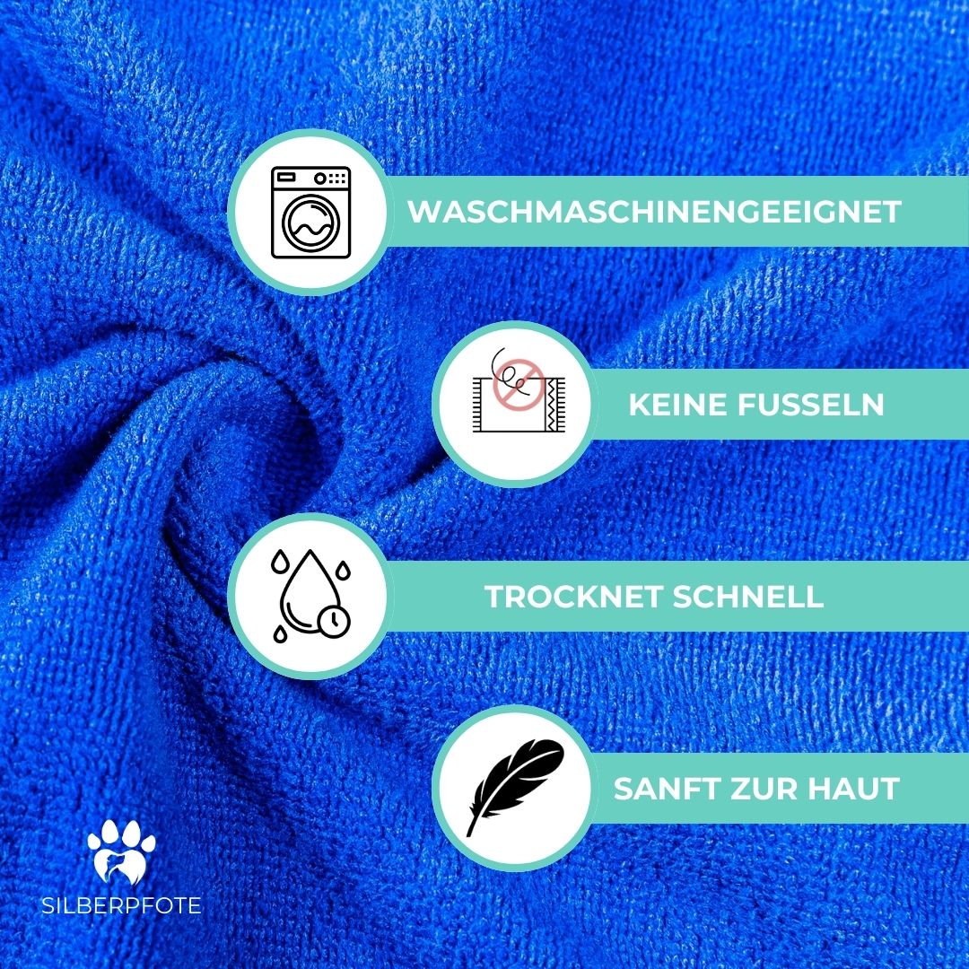 Mikrofaser Hundehandtuch-Set