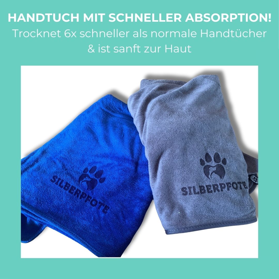 Mikrofaser Hundehandtuch-Set