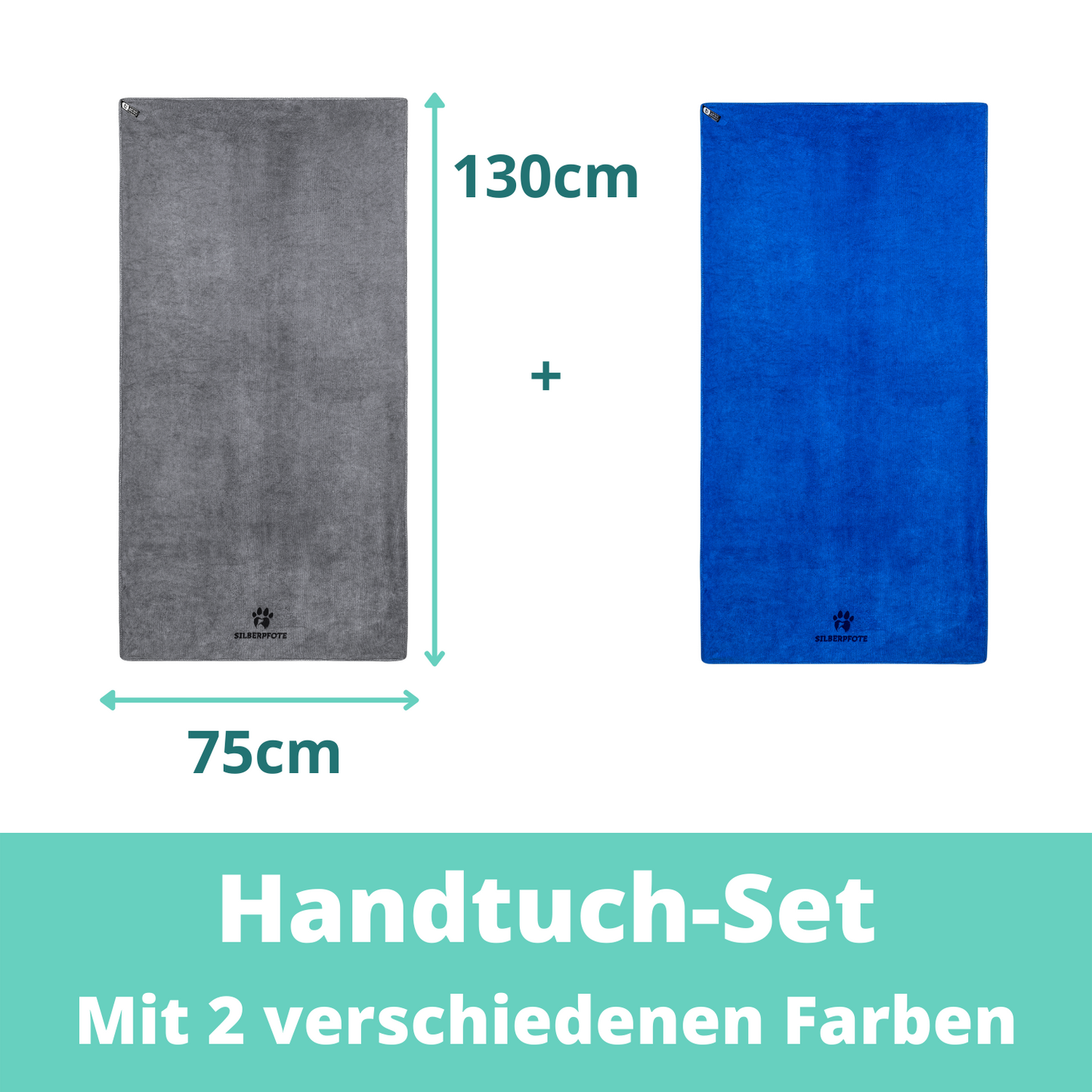 Mikrofaser Hundehandtuch-Set