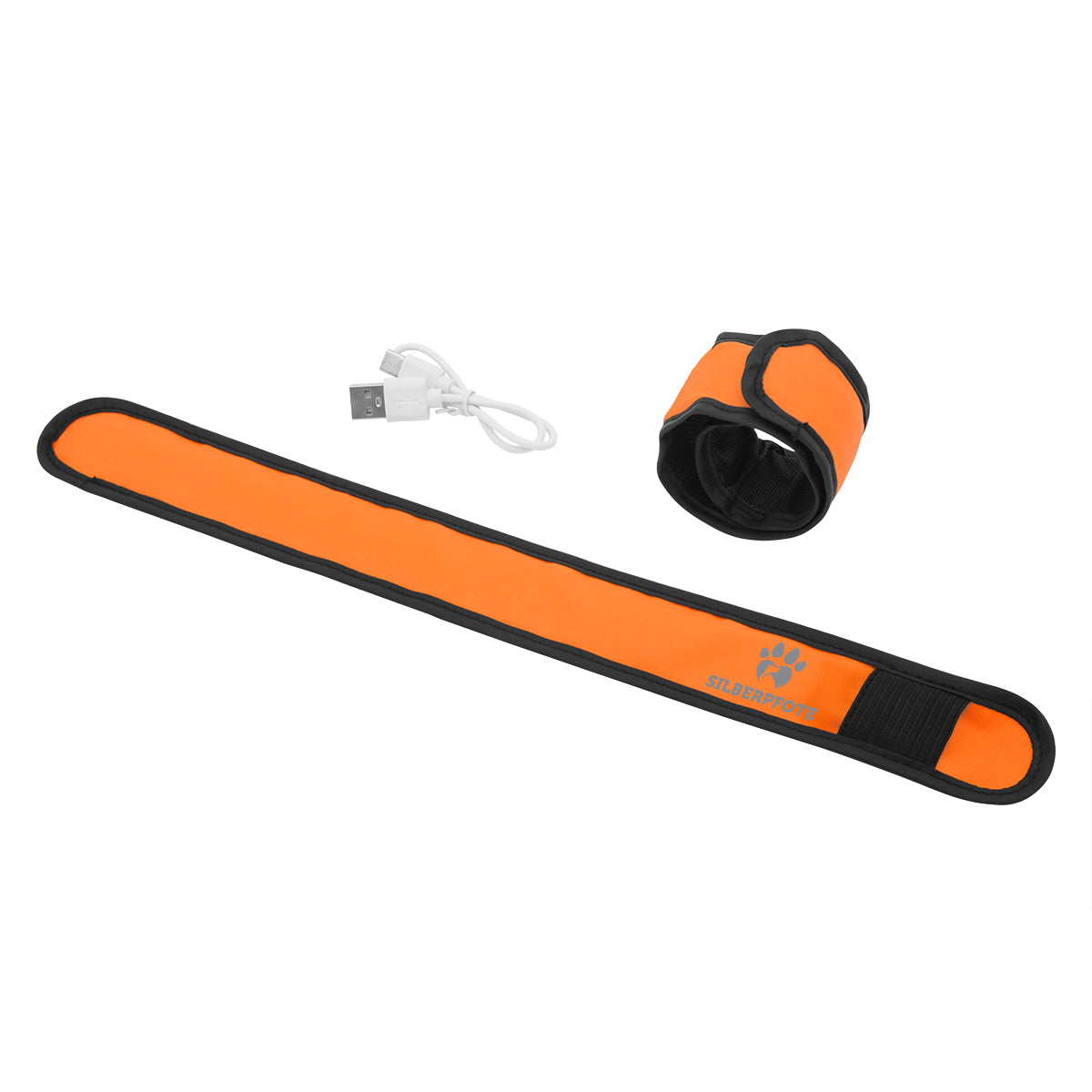 LED Sicherheitsarmbänder - Set leuchtende Klackarmbänder