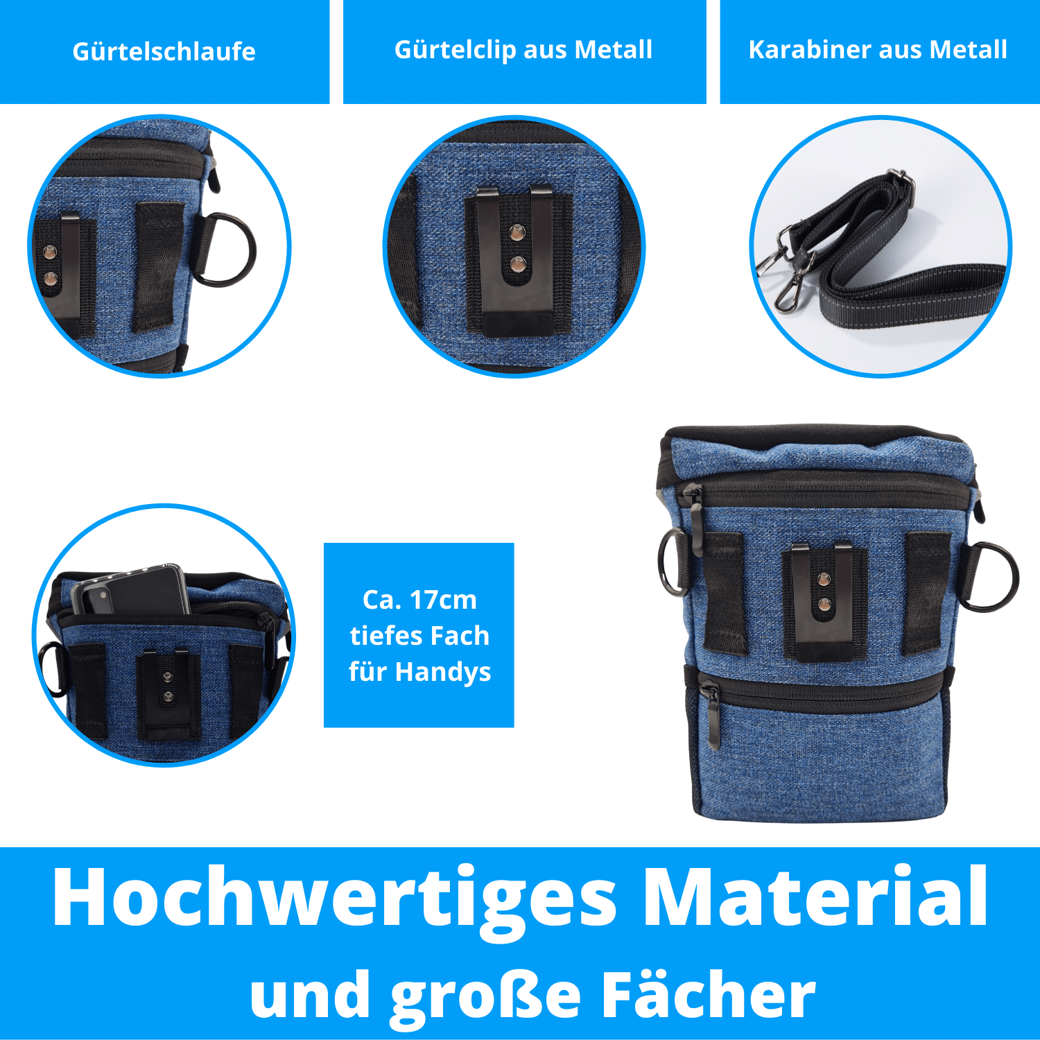 Premium Leckerlibeutel für Hunde